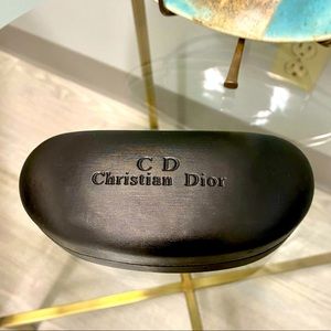 Authentic Christian Dior Black Sunglasses Case